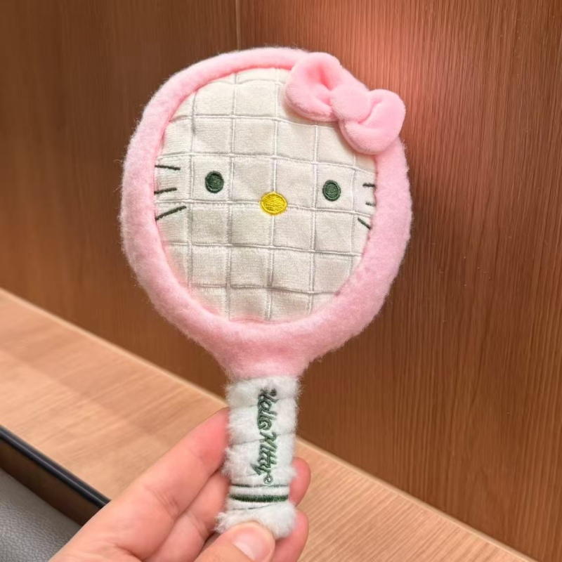 Badminton Tv - サンリオファッション ハローキティ ピンクテニスぬいぐるみ – パフテニススポーツシリーズ ぬいぐるみ