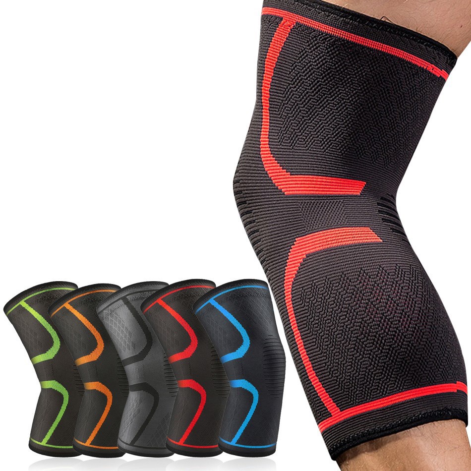 Knee Brace Badminton - Wosweair-伸縮性のあるニーパッド,ナイロン,フィットネス,スポーツ,ランニング,バスケットボール,バレーボール用
