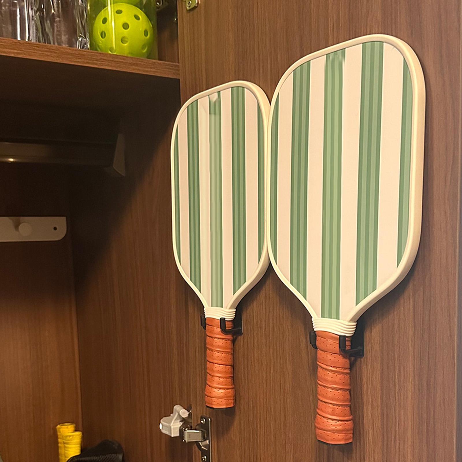 2 個のピックルボールパドルラックはバドミントンを保持ガレー - Badminton Zone のレビューと価格