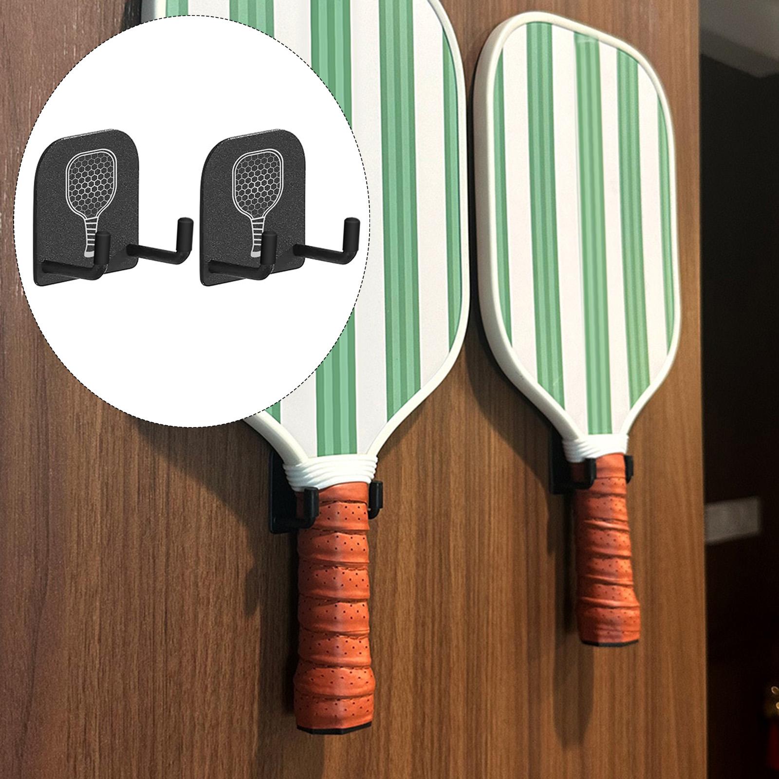 2 個のピックルボールパドルラックはバドミントンを保持ガレー - Badminton Zone のレビューと価格