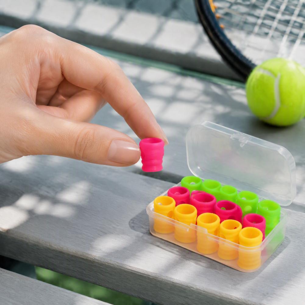 15個入りパデルラケット振動止めプラグ、パデルラケットストリ - Racket Vibration Dampener のレビューと価格