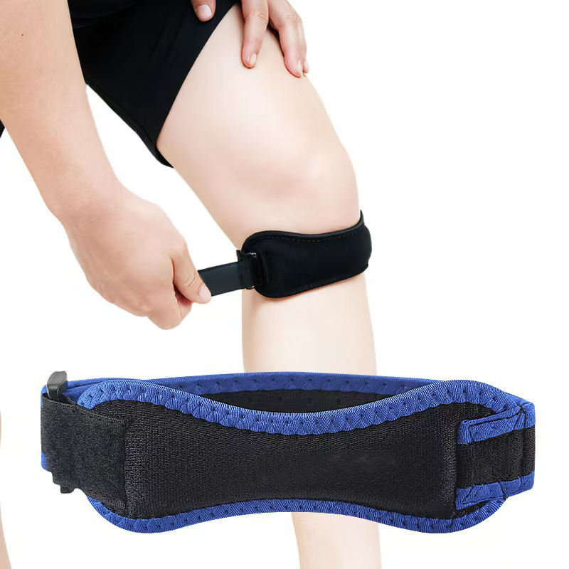 新しい膝パッド、膝蓋腱サポートストラップ、調節可能な衝撃吸収 - Knee Brace Badminton のレビューと価格