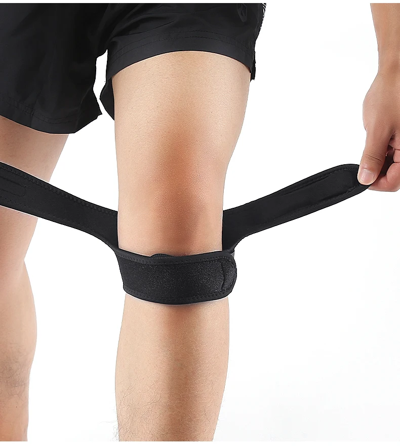 1PC 加圧式膝サポーターパッド 弾性ブレース 膝穴付き膝パ - Knee Brace Badminton のレビューと価格