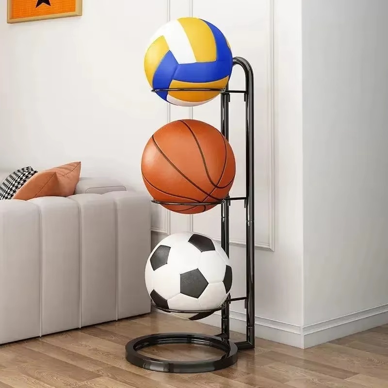 頑丈な屋内用金属製収納スタンド（2～5段）バスケットボール、 - Badminton Zone のレビューと価格