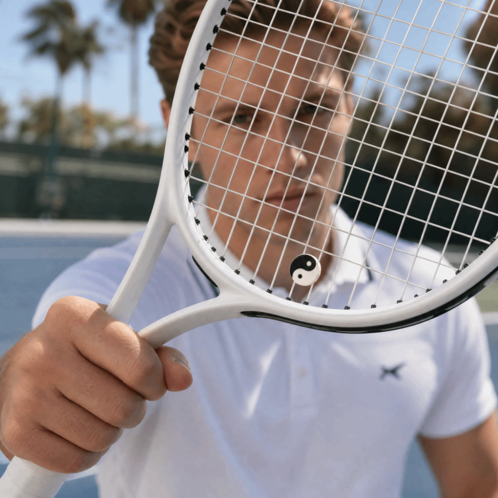 耐衝撃性テニスラケットショックアブソーバー改良された感触と腕 - Racket Vibration Dampener のレビューと価格