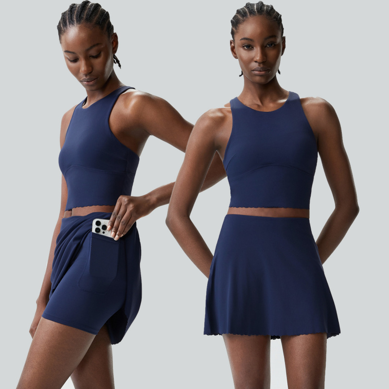 ジム服女性用テニスウェアセットプラスサイズ弾性スポーツフィッ - Badminton Outfit のレビューと価格