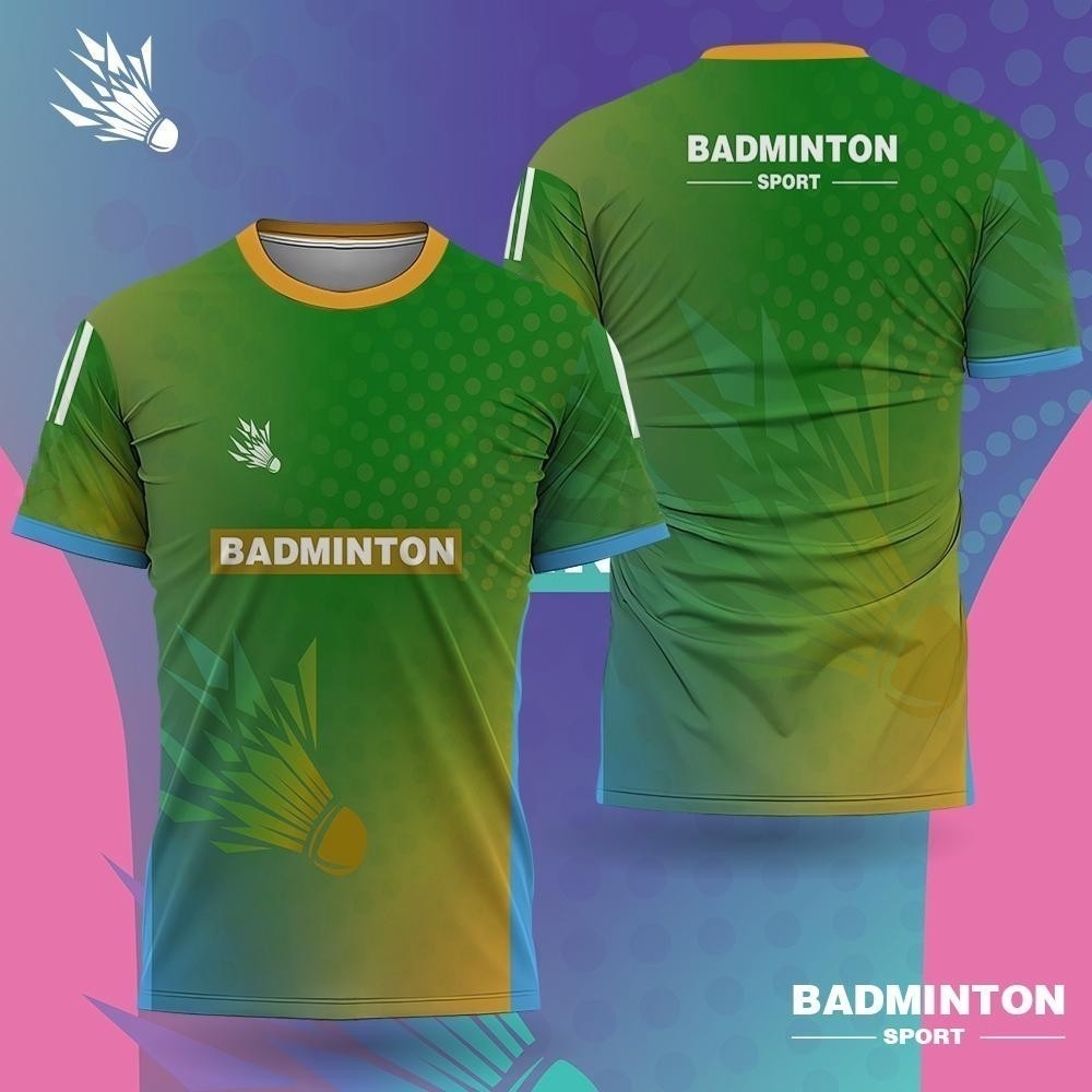 メンズバドミントンウェア グラデーション 3D プリント バ - Badminton Aesthetic のレビューと価格