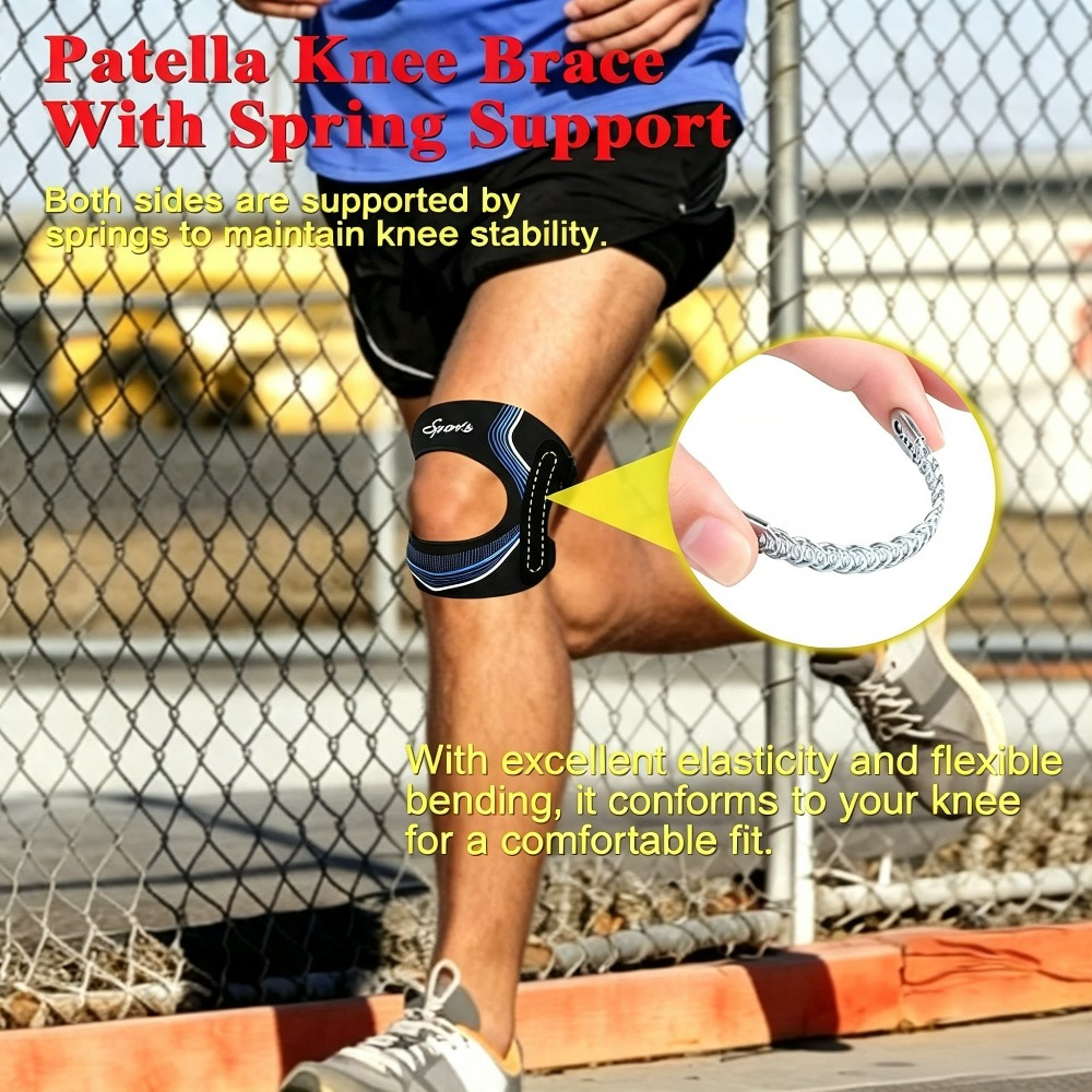 1-2個入り膝蓋腱サポート膝ブレース、スポーツ、ランニング、 - Knee Brace Badminton のレビューと価格