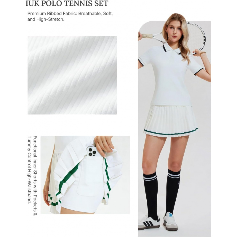 シャープスター レディース テニススカートセット 2ピース  - Badminton Outfit のレビューと価格