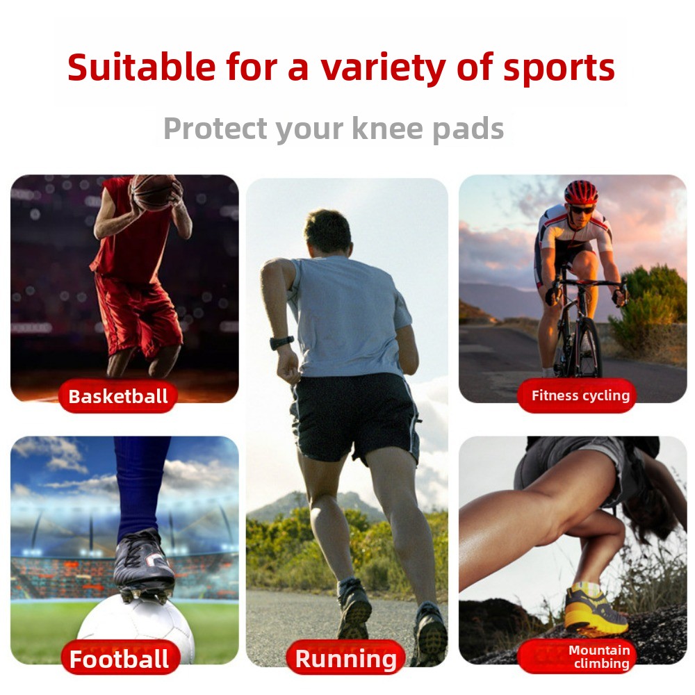 延長ランニングニーパッド バスケットボールスポーツ用 通気性 - Knee Brace Badminton のレビューと価格