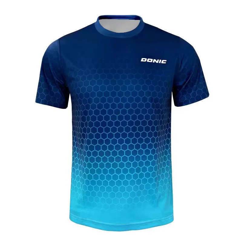 メンズ新作卓球Tシャツ、3Dプリント入り、夏用通気性バドミン - Badminton Aesthetic のレビューと価格
