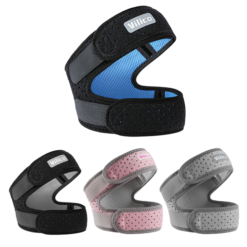 1PC 加圧式膝サポーターバンドパッド弾性ブレース膝穴付き膝 - Knee Brace Badminton のレビューと価格