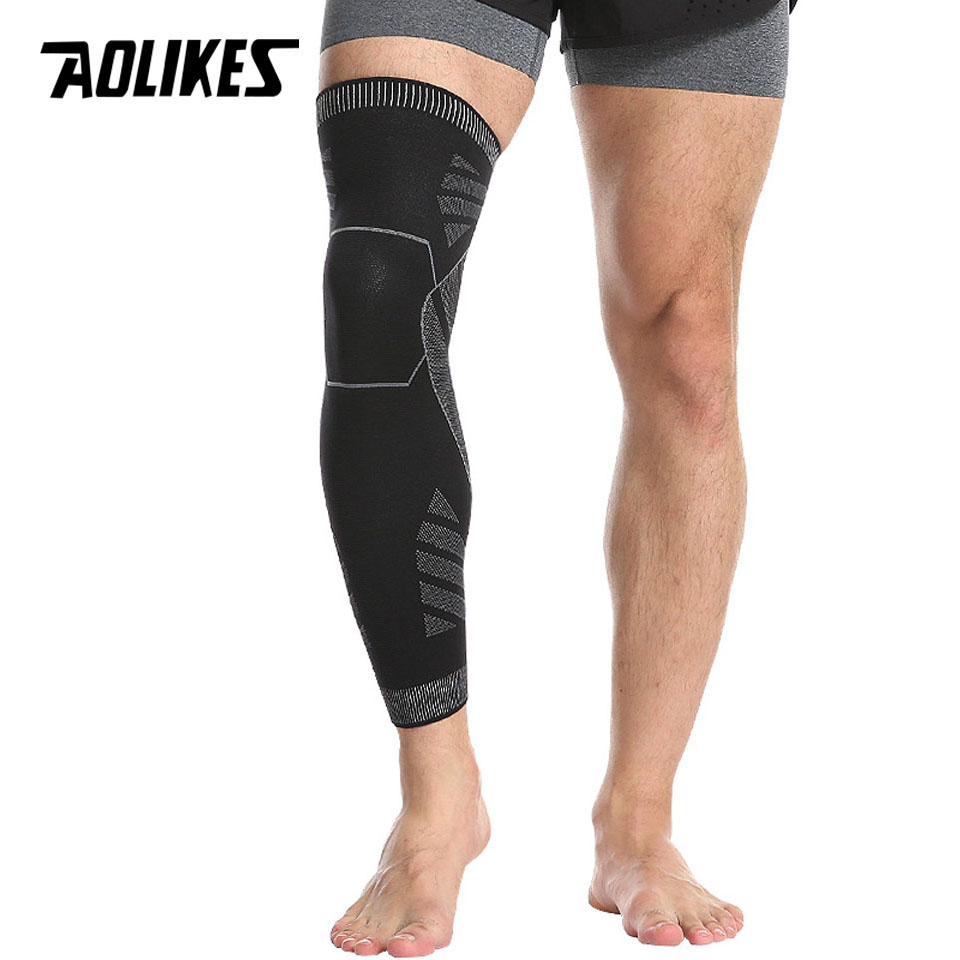 Aolikes-伸縮性のある膝プロテクター,ランニング,バス - Knee Brace Badminton のレビューと価格