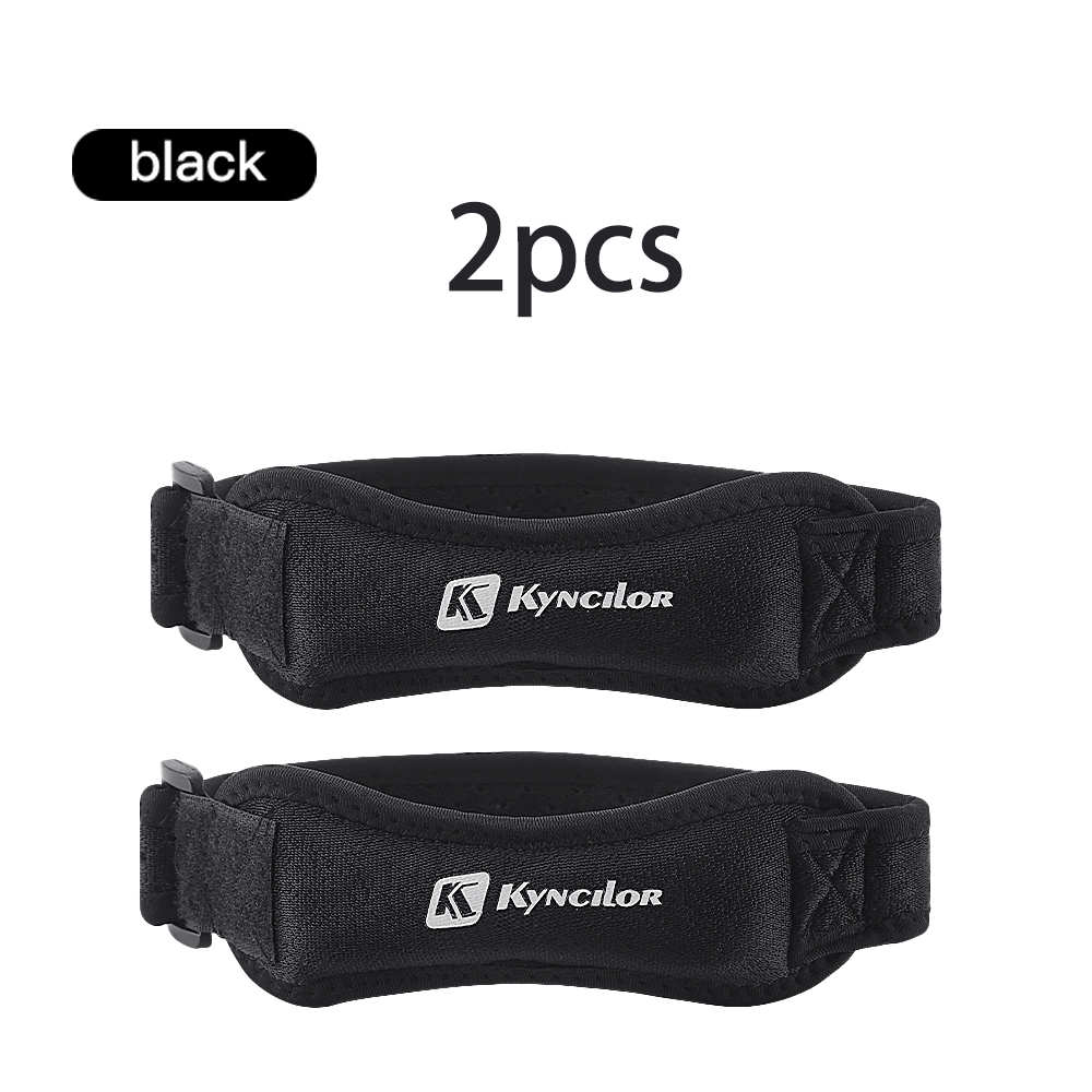 2PC 膝膝蓋骨腱膝サポートストラップブレース調節可能な衝撃 - Knee Brace Badminton のレビューと価格