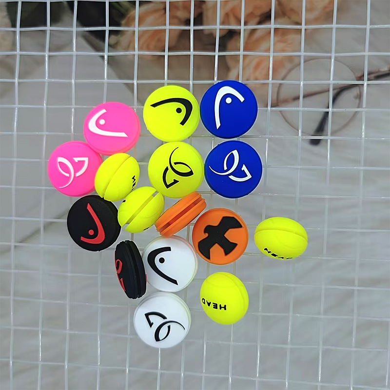 両面埋め込みシリコンテニスラケットショックアブソーバー Xi - Racket Vibration Dampener のレビューと価格